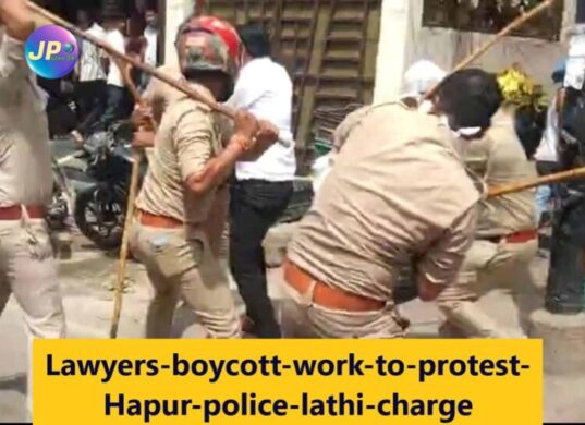 Lawyers boycott work to protest Hapur police lathi charge e1694368619823