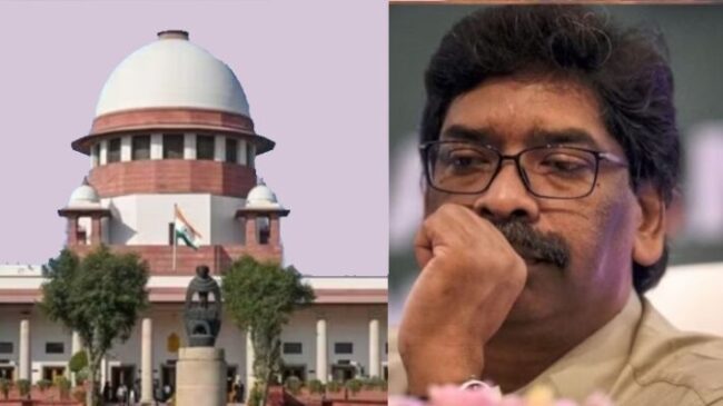 मनी लॉन्ड्रिंग मामले में फंसे हेमंत सोरेन को सुप्रीम कोर्ट से झटका, उच्च न्यायालय जाने को कहा 1 SCI SOREN
