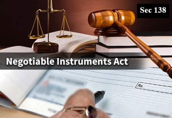 Negotiable Instruments Act 26 11 24