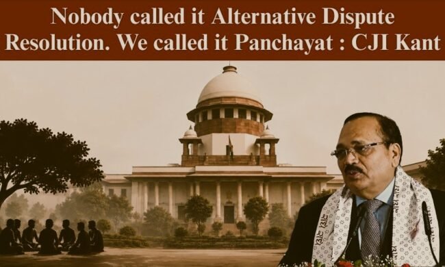 Mediation the old way to resolve dispute cji
